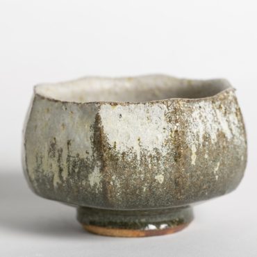 Cuenco chawan verde ceniza