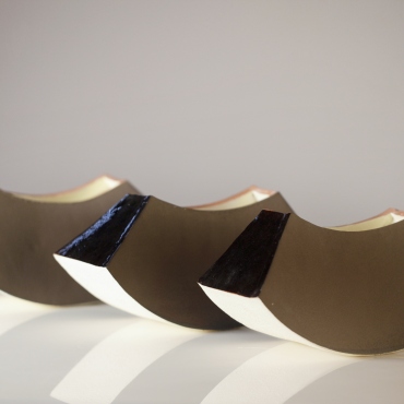 Trío Cunas geométricas marrón/negro